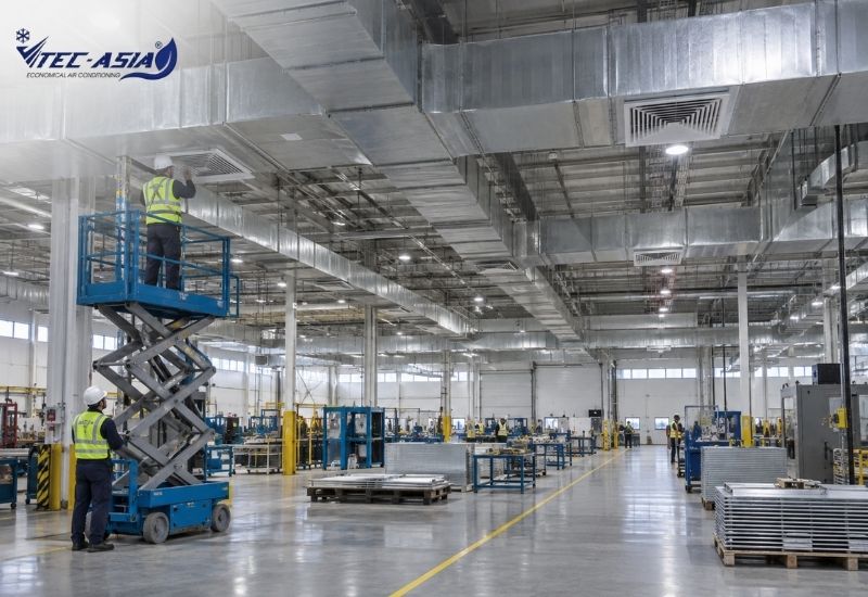 lắp điều hoà công nghiệp tại Tp.HCM