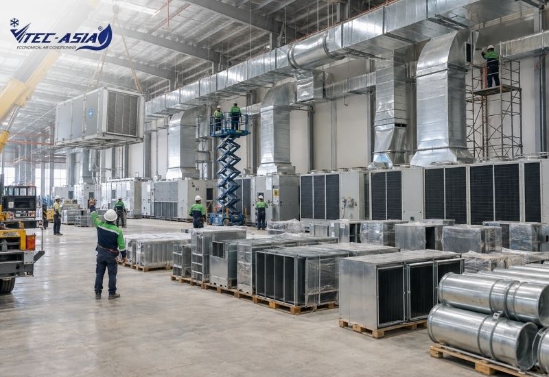 lắp điều hoà công nghiệp tại Tp.HCM