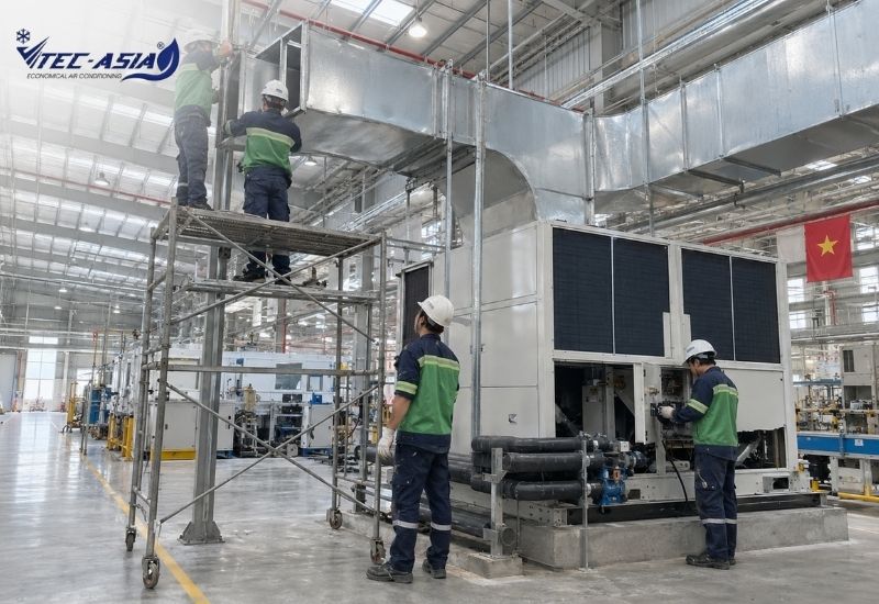 lắp điều hoà công nghiệp tại Tp.HCM